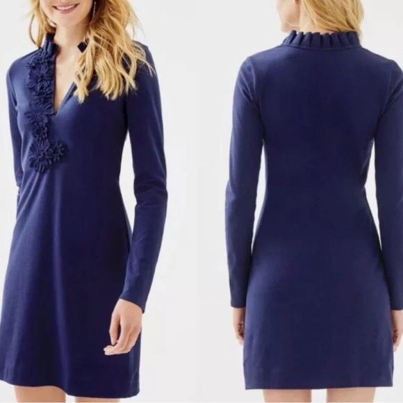 Lilly Pulitzer Dresses & Skirts - Lilly Pulitzer Clary Polo Dress - Size XL - NWT - true Nav